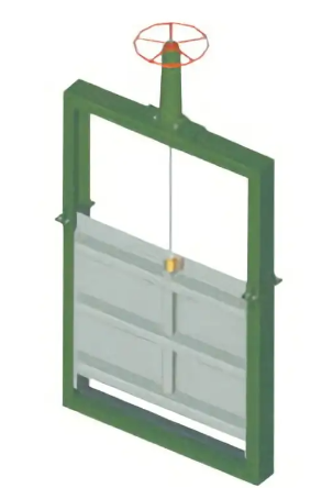 Channel installation welding square (round) penstock Channel installation welding square (round) penstock