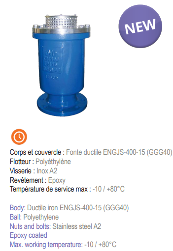 Single chamber, four-function air valve